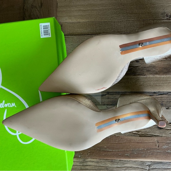 Sam Edelman NWT Viv Gold Pump Size 10 - Picture 6 of 7